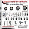 Service Caster Cooking Performance 369CASTER4 5'' Replacement Caster Set with Brakes, 4PK COO-SCC-20S514-PPUB-MRN-TPU1-2-TLB-2